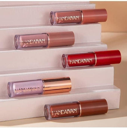 Handaiyan 12-Color Matte Liquid Lipstick Set – Long-Lasting & Waterproof